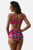 Floral Print High Waist Bikini